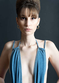 VENUS'S AUNT SQUARE HOOP EARRINGS